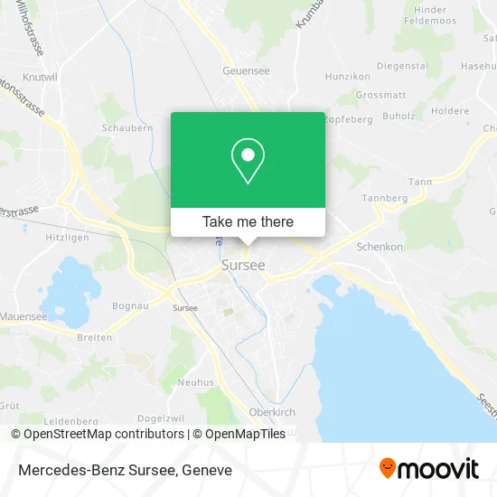 Mercedes-Benz Sursee map