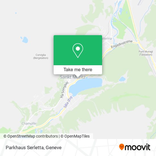 Parkhaus Serletta map