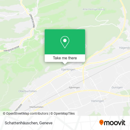 Schattenhäuschen map