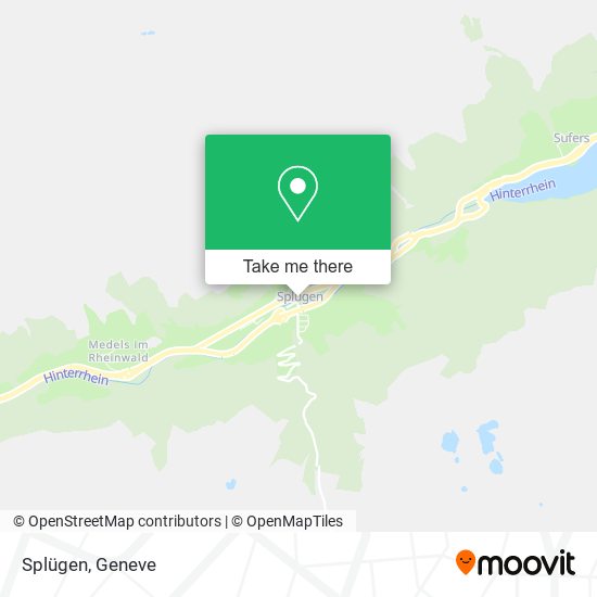 Splügen map