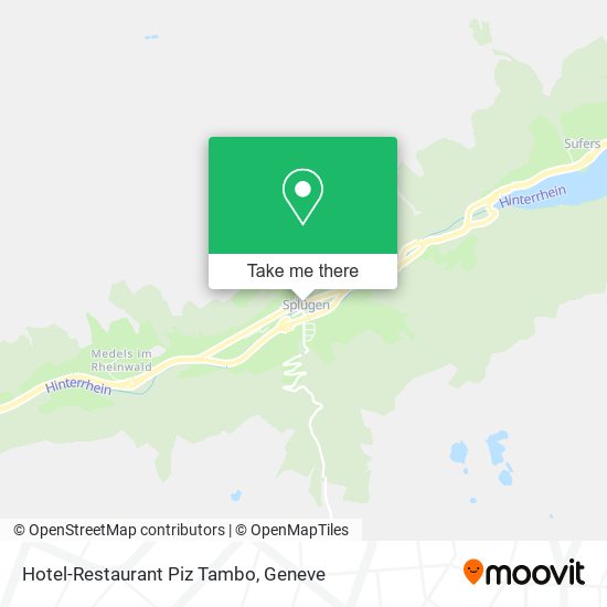 Hotel-Restaurant Piz Tambo map