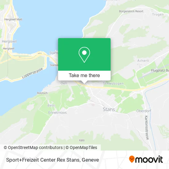 Sport+Freizeit Center Rex Stans map