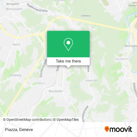 Piazza map
