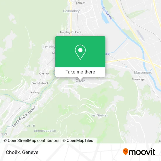 Choëx map