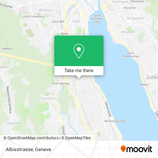 Albisstrasse map