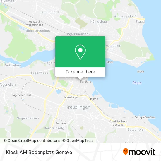 Kiosk AM Bodanplatz map