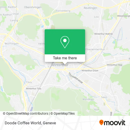 Doode Coffee World map