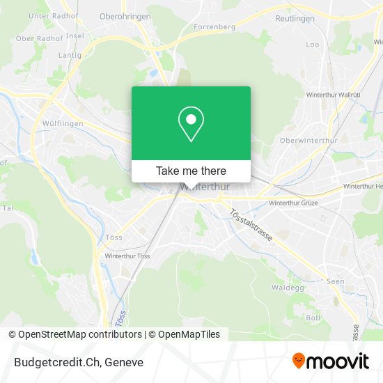 Budgetcredit.Ch map