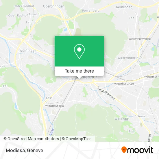 Modissa map