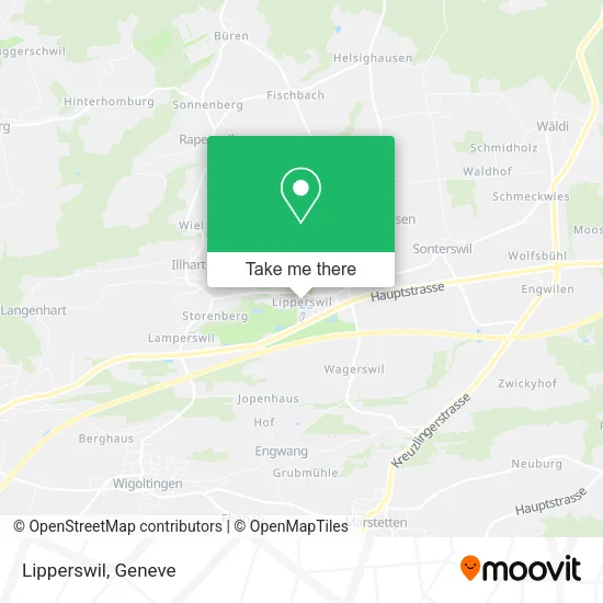 Lipperswil map