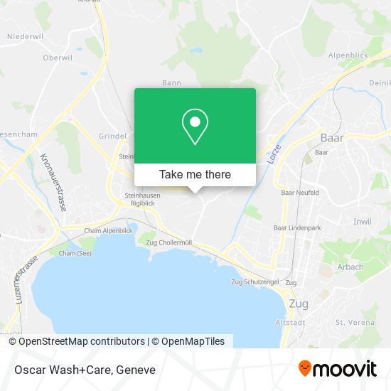 Oscar Wash+Care map