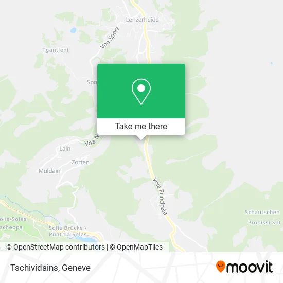Tschividains map
