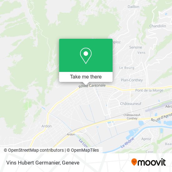 Vins Hubert Germanier plan