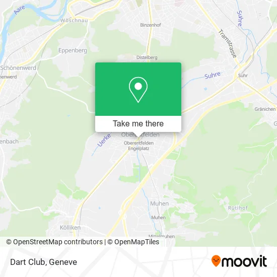 Dart Club map