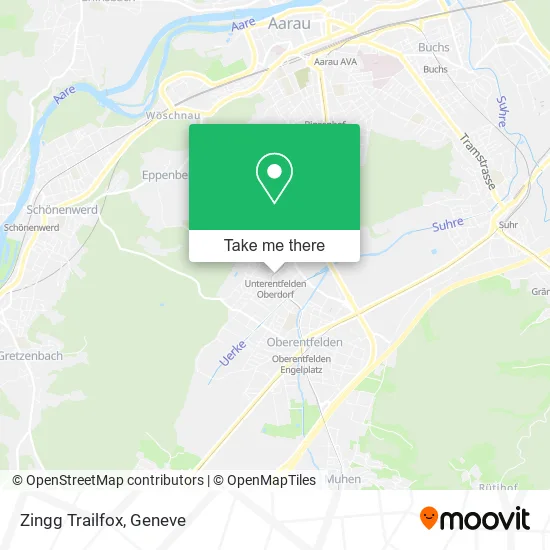 Zingg Trailfox map