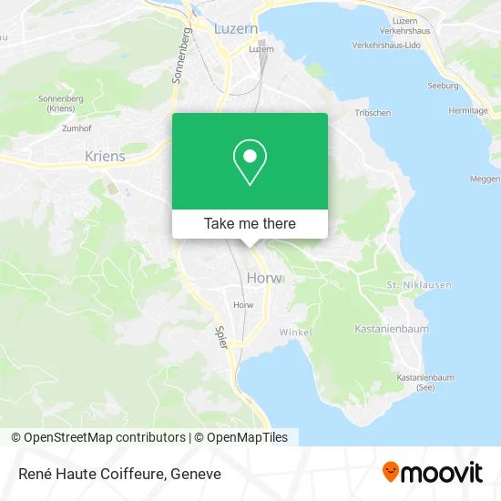 René Haute Coiffeure map