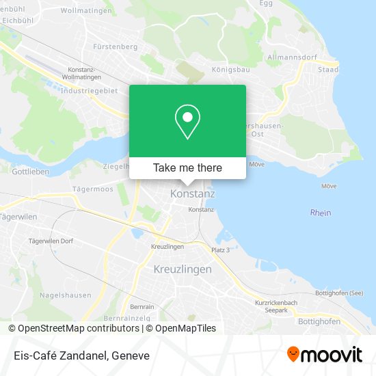 Eis-Café Zandanel map