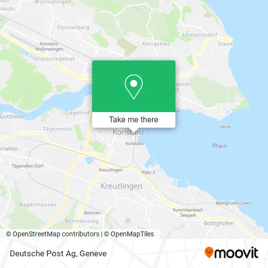 Deutsche Post Ag map