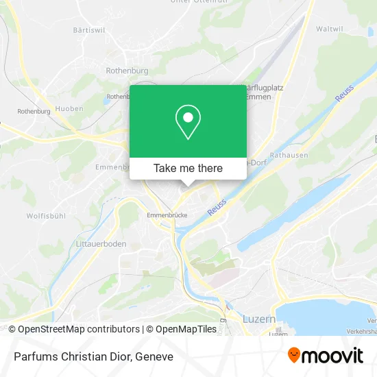 Parfums Christian Dior map