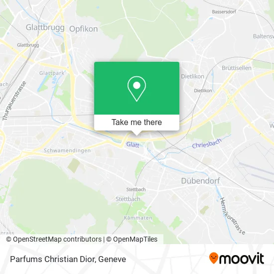 Parfums Christian Dior map