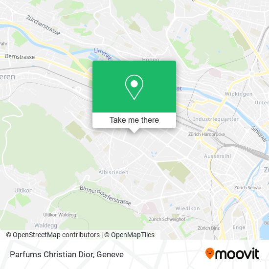 Parfums Christian Dior map