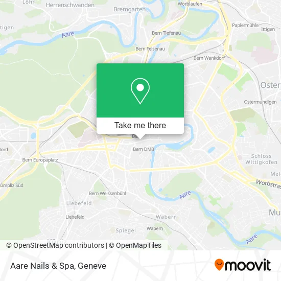 Aare Nails & Spa map