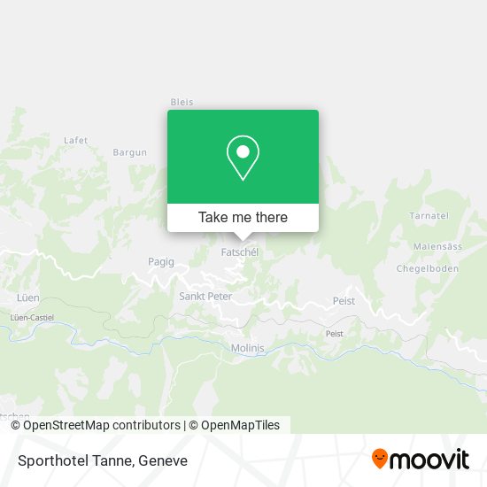 Sporthotel Tanne map