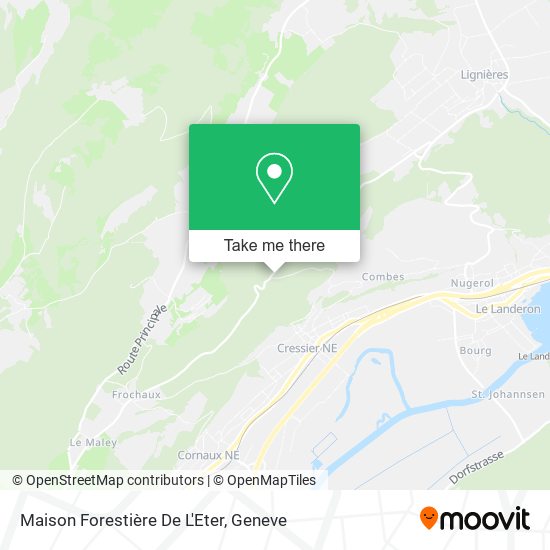 Maison Forestière De L'Eter map