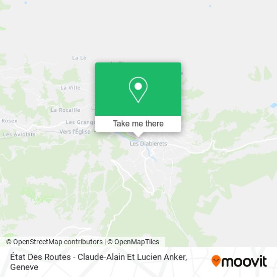 État Des Routes - Claude-Alain Et Lucien Anker map