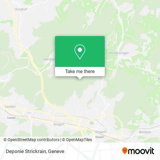 Deponie Strickrain map