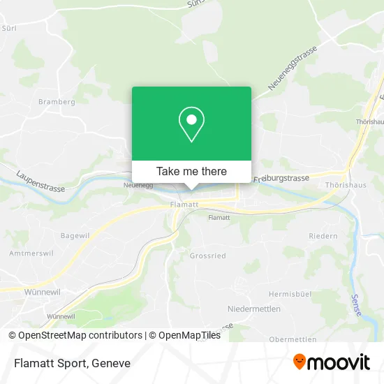 Flamatt Sport map