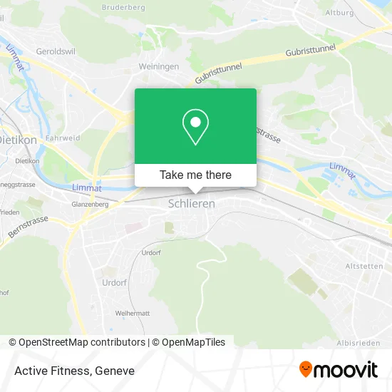 Active Fitness map