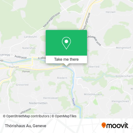 Thörishaus Au map