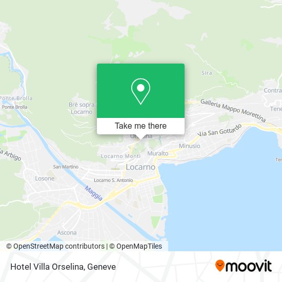 Hotel Villa Orselina map