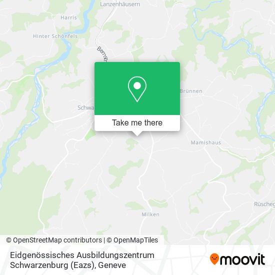 Eidgenössisches Ausbildungszentrum Schwarzenburg (Eazs) map