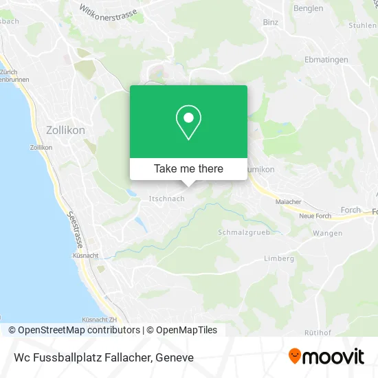 Wc Fussballplatz Fallacher map
