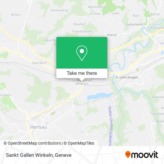 Sankt Gallen Winkeln map