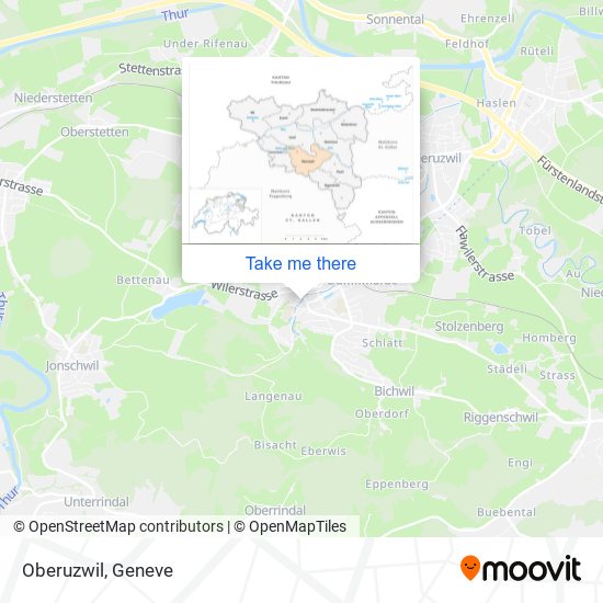 Oberuzwil map