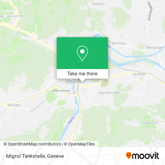 Migrol Tankstelle map