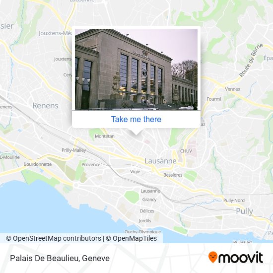 Palais De Beaulieu map
