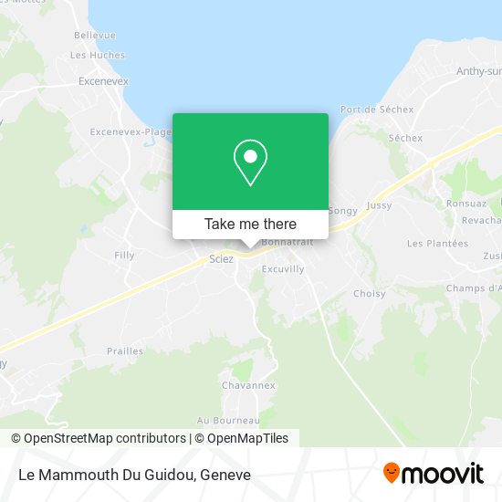 Le Mammouth Du Guidou map