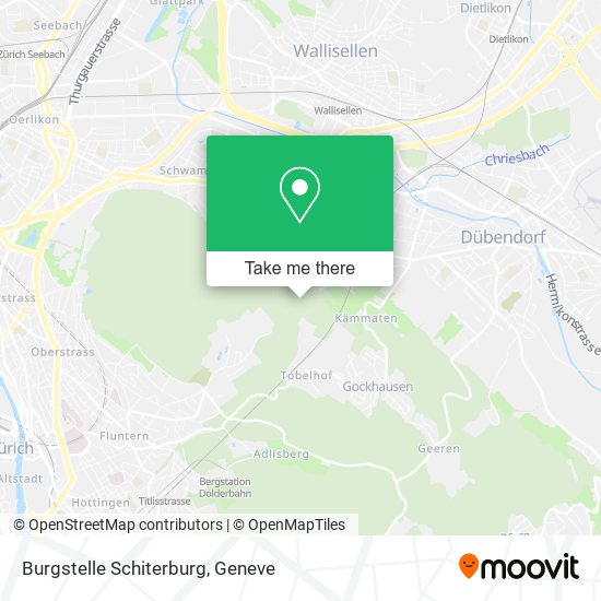Burgstelle Schiterburg map