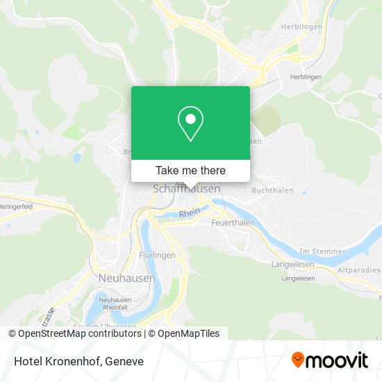 Hotel Kronenhof map