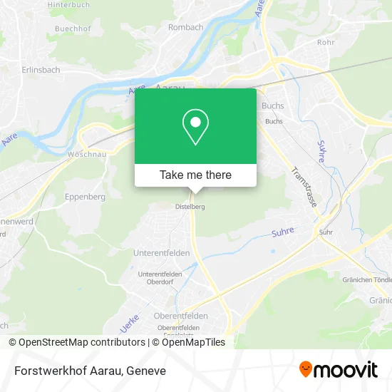 Forstwerkhof Aarau map