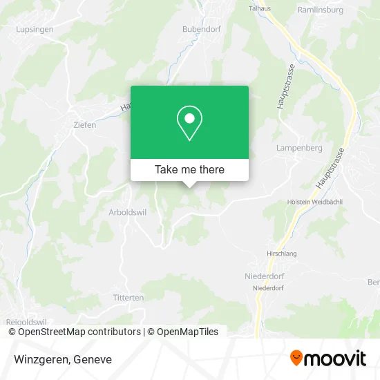 Winzgeren map