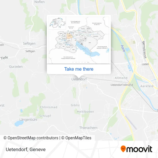 Uetendorf map