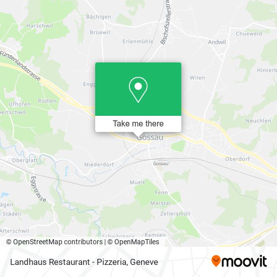 Landhaus Restaurant - Pizzeria map