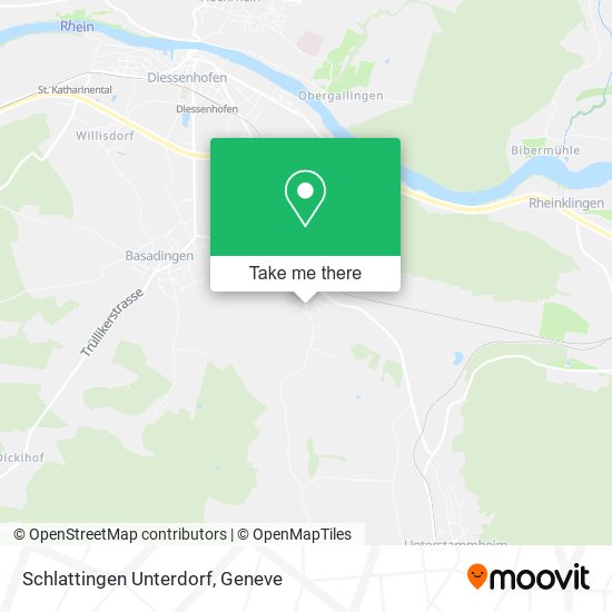 Schlattingen Unterdorf map