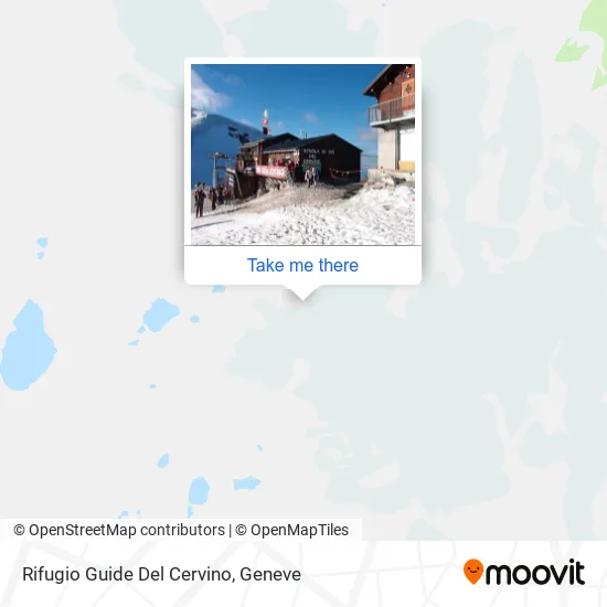 Rifugio Guide Del Cervino map