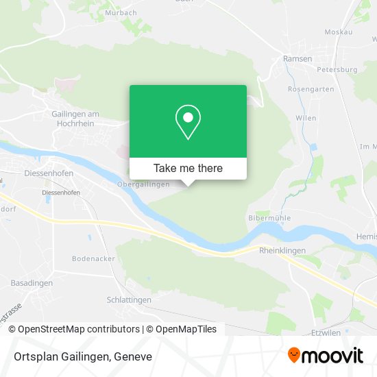 Ortsplan Gailingen map